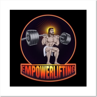 Empowerlifting Jesus Posters and Art